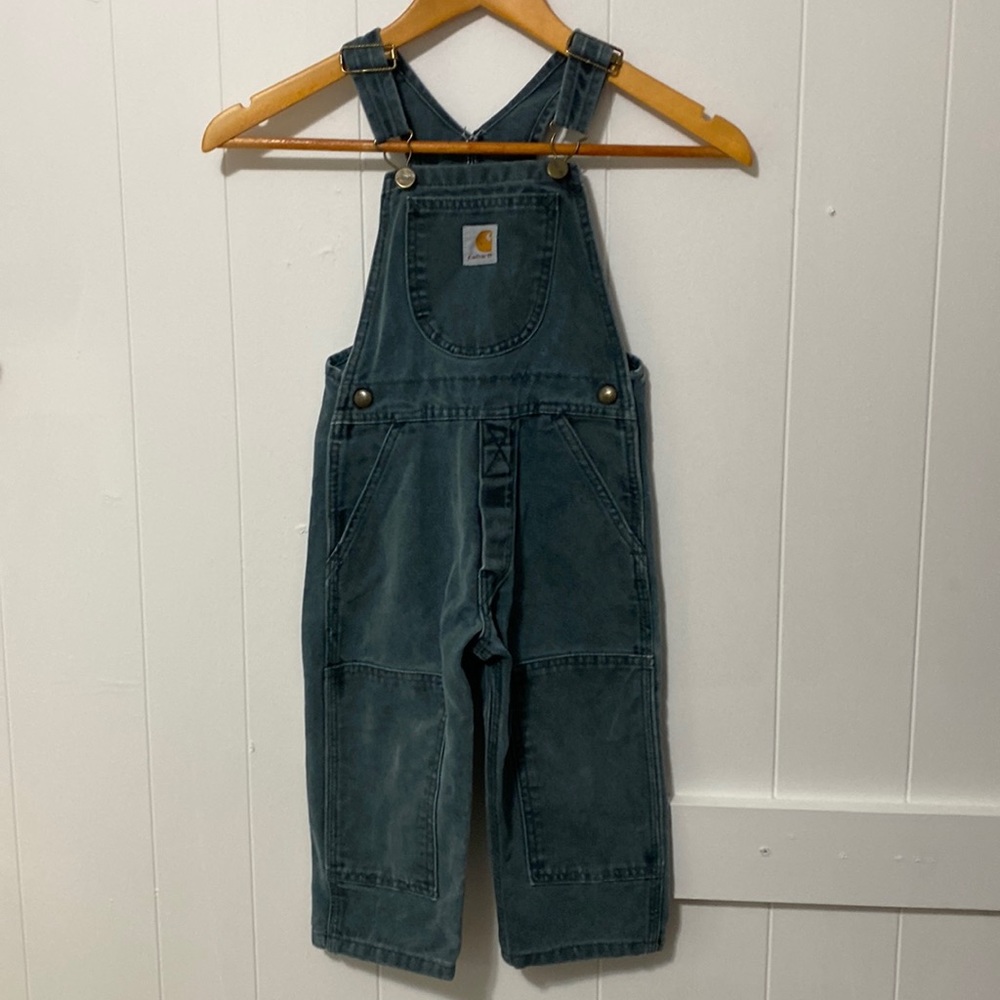 Carhartt overalls 3T Forest green